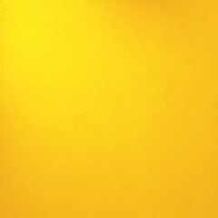 Yellow color background with texture, colorful bright gold wall or paper with corner spotlight and warm orange colour tone