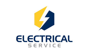 Creative innovation for electrician service logo