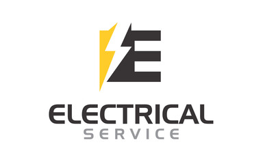 Creative innovation for electrician service logo
