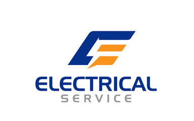 Creative innovation for electrician service logo