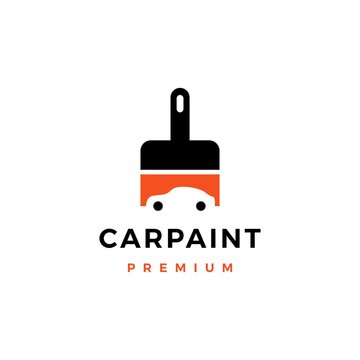 Car Paint Logo Vector Icon Illustration