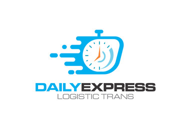 Fototapeta premium Creative of logo for Express logistic transportation