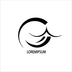 letter G  simple logo concept icon