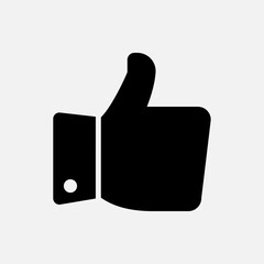 Obraz premium Thumb up gesture, like icon