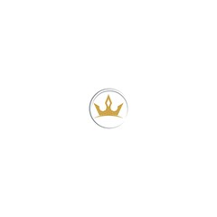 Crown concept logo icon design