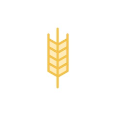 Agriculture wheat Logo Template vector icon design. Vector illustration