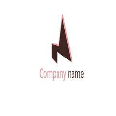 Creative N letter logo design template. 