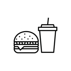 The best Fast  food icon vector collection, illustration logo template in trendy style. Suitable for many purposes.