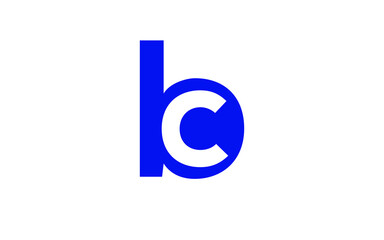cb or bc Letter Initial Logo Design, Vector Template