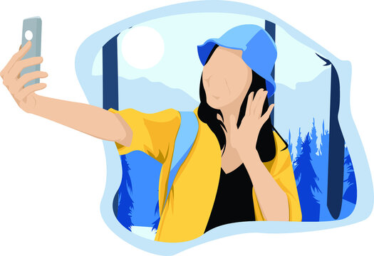 Vlogging Illustration