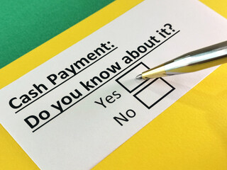 Questionnaire about marketing.