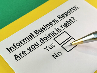 Obraz premium Questionnaire about marketing.