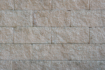 Closeup of a stone wall background