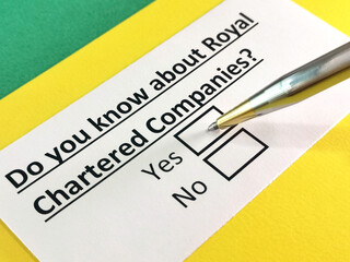 Obraz premium Questionnaire about marketing.