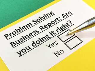 Obraz premium Questionnaire about marketing.