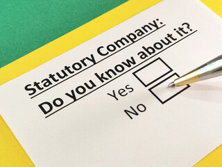 Obraz premium Questionnaire about marketing.