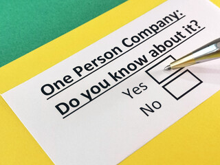 Obraz premium Questionnaire about marketing.