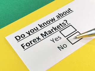 Obraz premium Questionnaire about marketing.