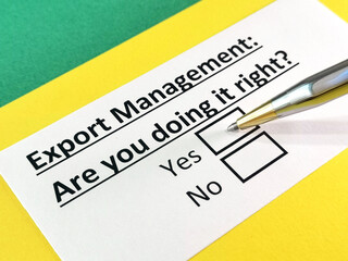 Fototapeta premium Questionnaire about marketing.