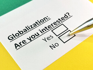Questionnaire about marketing.