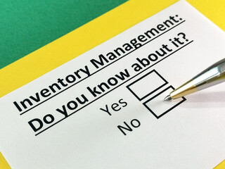 Obraz premium Questionnaire about marketing.
