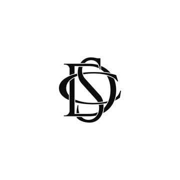 dsc letter original monogram logo design