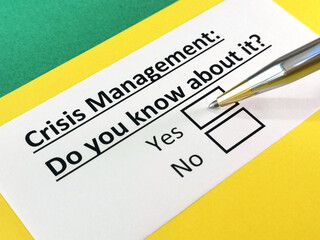 Obraz premium Questionnaire about marketing.