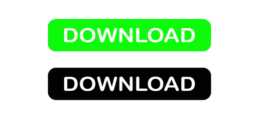 Set colored download button icon isolated. symbol – vector