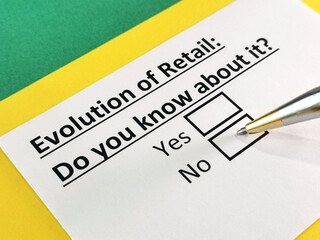 Questionnaire about marketing.