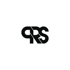 prs letter original monogram logo design