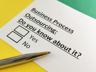 Questionnaire about marketing.