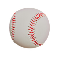 New baseball ball over isolated white background