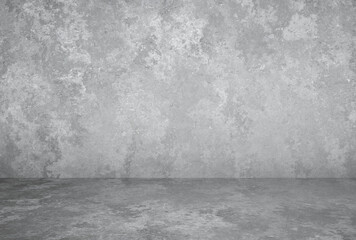 plaster wall, grey background