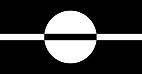 vector black and white concept  simple logo against the  racism 
