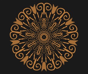 mandala, mandala gold vector design, nice mandala art to look at, fancy round ornamental ornament.
Suitable for decoration, collection and luxury packaging products etc.