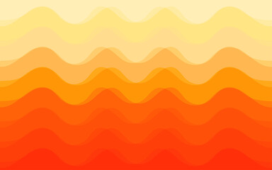 Abstract Color Warm-toned waveforms Background