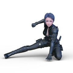 Fototapeta premium スーパーウーマン