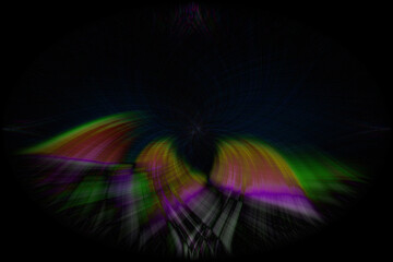 colorful twirl in various abstract shapes