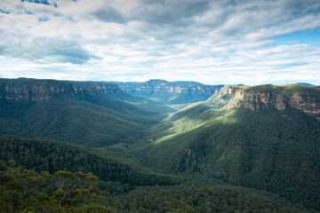 Obraz premium Australia's famous Blue Mountains Scenic Area