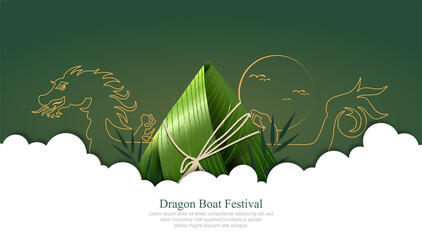 Giant rice dumplings, dragon boat festival.