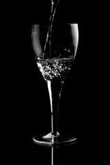 glass of water splash