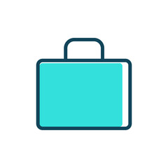 Briefcase icon vector