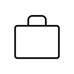 Briefcase line icon