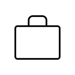 Briefcase line icon