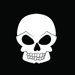 skull on black