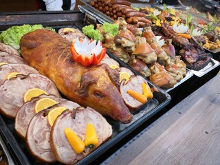 Grilled Food in a Street Food Festival