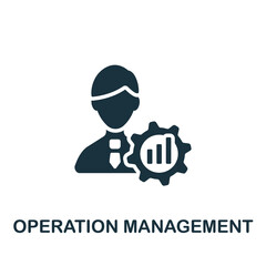 Operation Management icon. Simple element from company management collection. Creative Operation Management icon for web design, templates, infographics and more