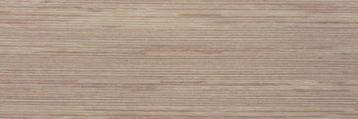 Tuinposter Stijlvolle nieuwe lichte fineerachtergrond voor je geweldige ontwerp. Natuurlijke houtstructuur, patroon van een lang fineerblad. © Dmytro Synelnychenko