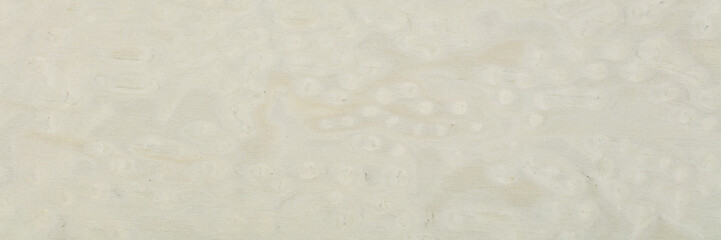 New natural maple veneer background in light color. Natural wood texture, pattern of a long veneer sheet, plank.