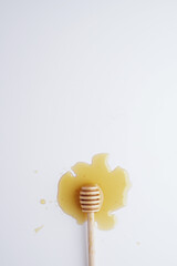 Honey and almond nuts or 